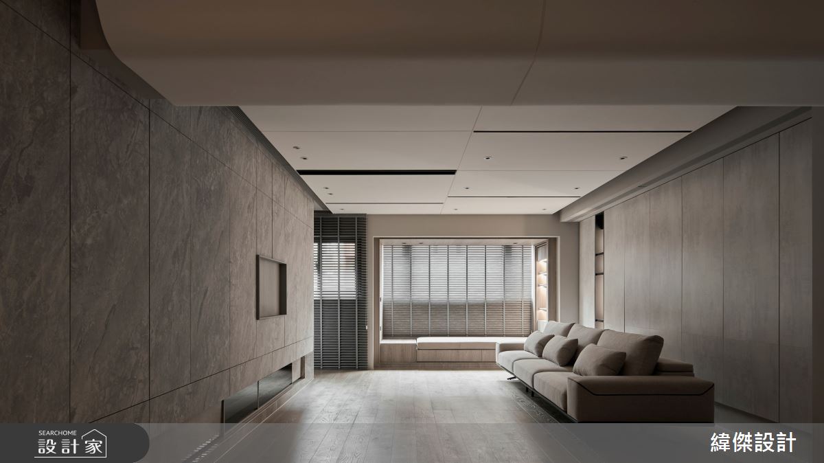 36坪老屋(41~50年)＿現代風客廳臥榻案例圖片＿緯傑設計＿緯傑_36之6