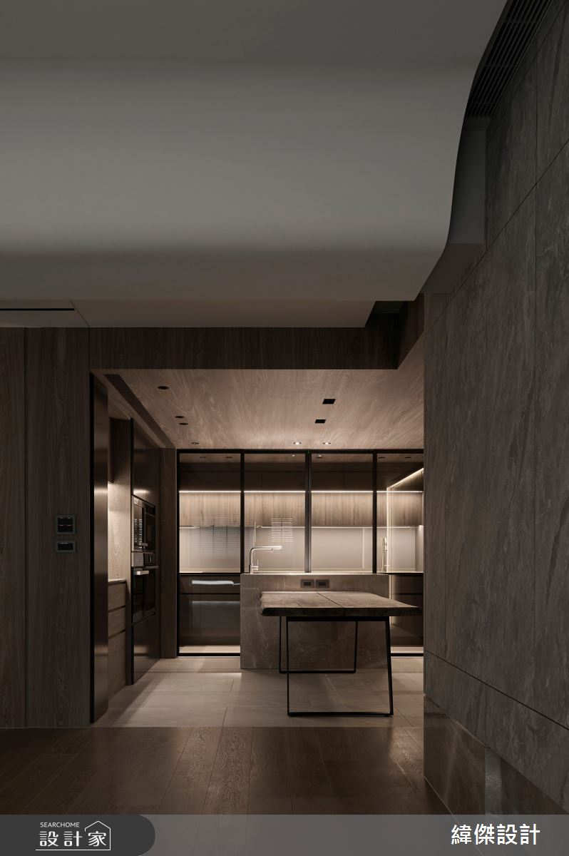 36坪老屋(41~50年)＿現代風餐廳中島案例圖片＿緯傑設計＿緯傑_36之8