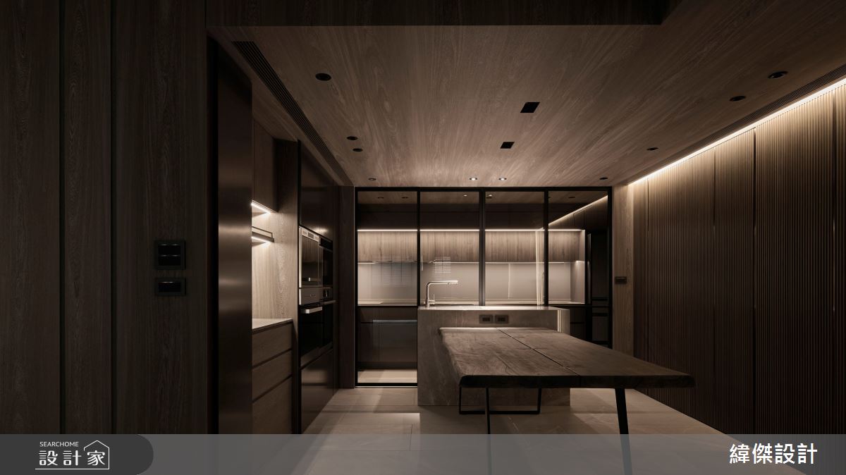 36坪老屋(41~50年)＿現代風餐廳中島案例圖片＿緯傑設計＿緯傑_36之10