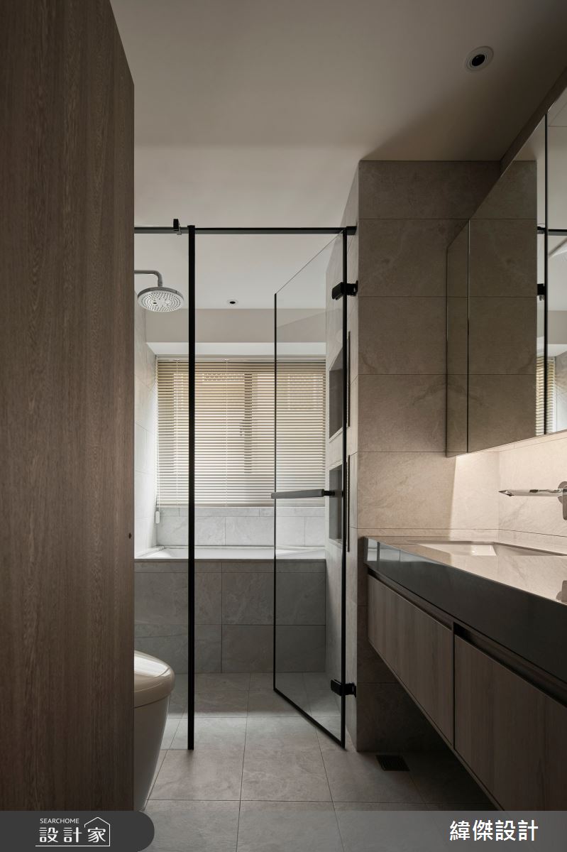 36坪老屋(41~50年)＿現代風浴室案例圖片＿緯傑設計＿緯傑_36之18