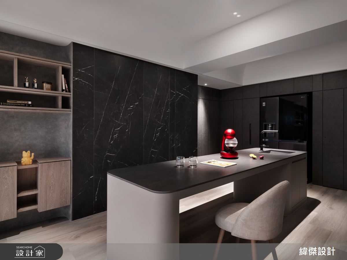 30坪老屋(16~30年)＿現代風餐廳中島案例圖片＿緯傑設計＿緯傑_37之12