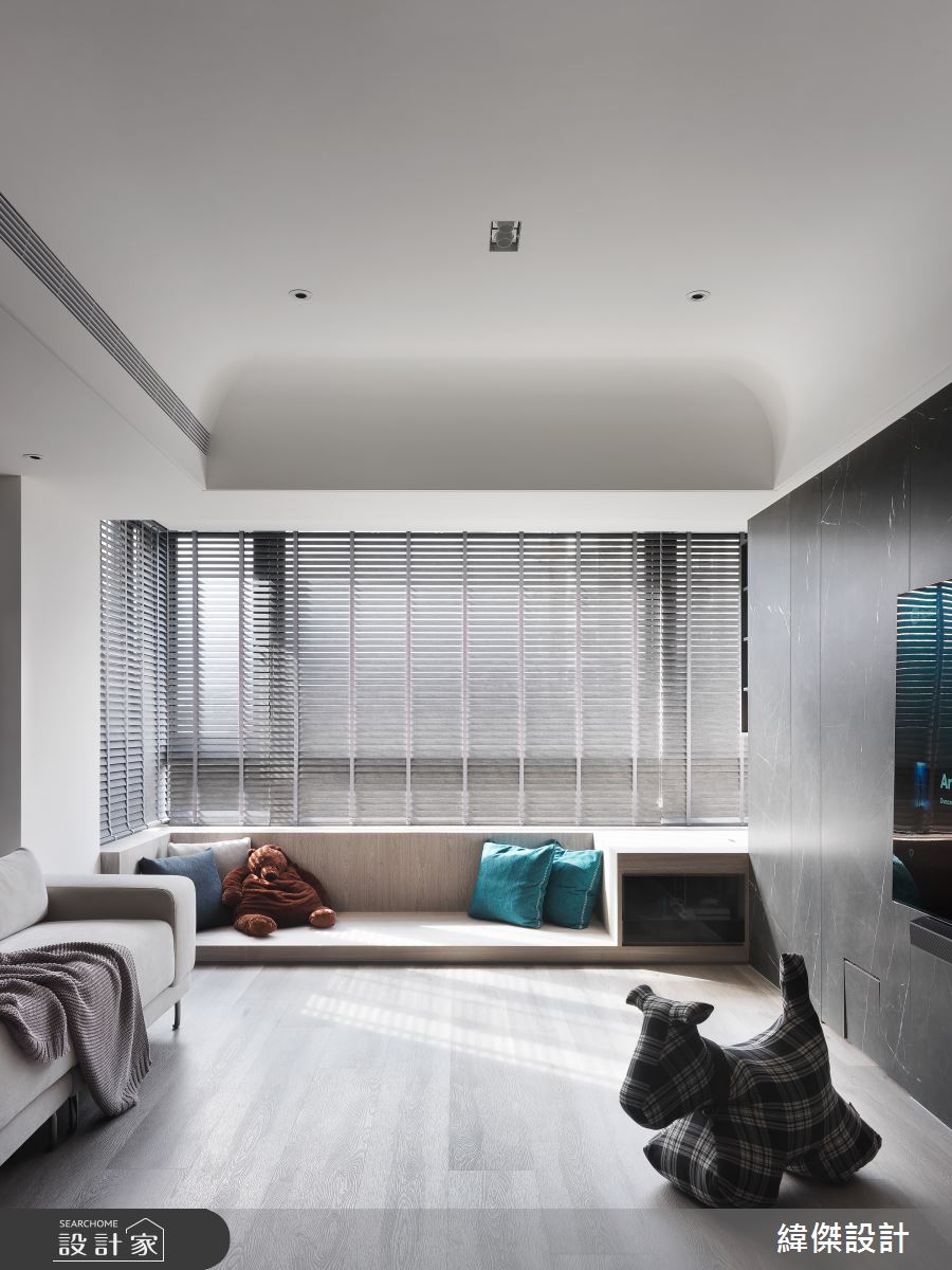 30坪老屋(16~30年)＿現代風客廳臥榻案例圖片＿緯傑設計＿緯傑_37之5