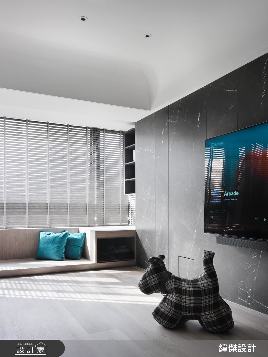 30坪老屋(16~30年)＿現代風客廳臥榻案例圖片＿緯傑設計＿緯傑_37之4