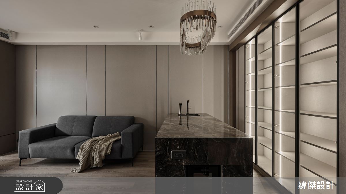 22坪中古屋(5~15年)＿現代風客廳餐廳中島案例圖片＿緯傑設計＿緯傑_40之7