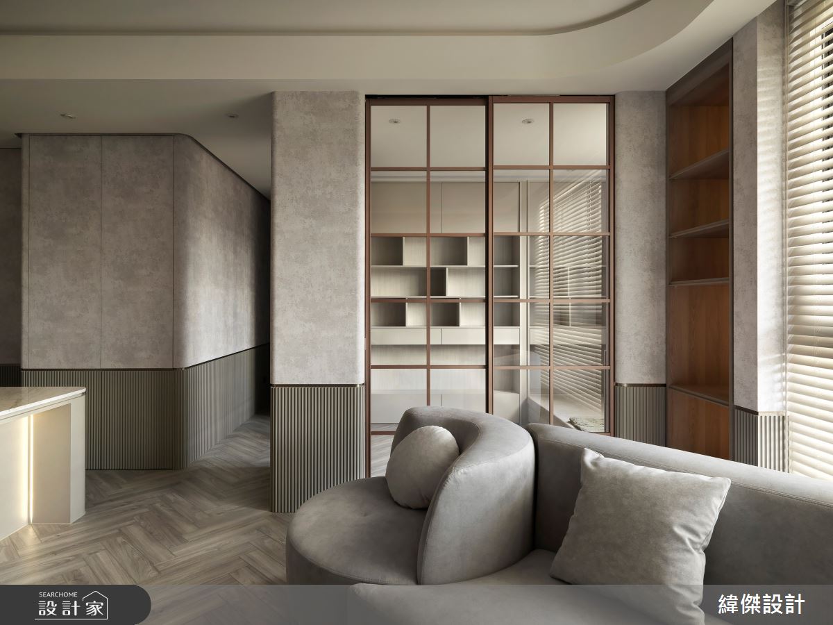 24坪毛胚屋＿現代人文風客廳案例圖片＿緯傑設計＿緯傑_42之13