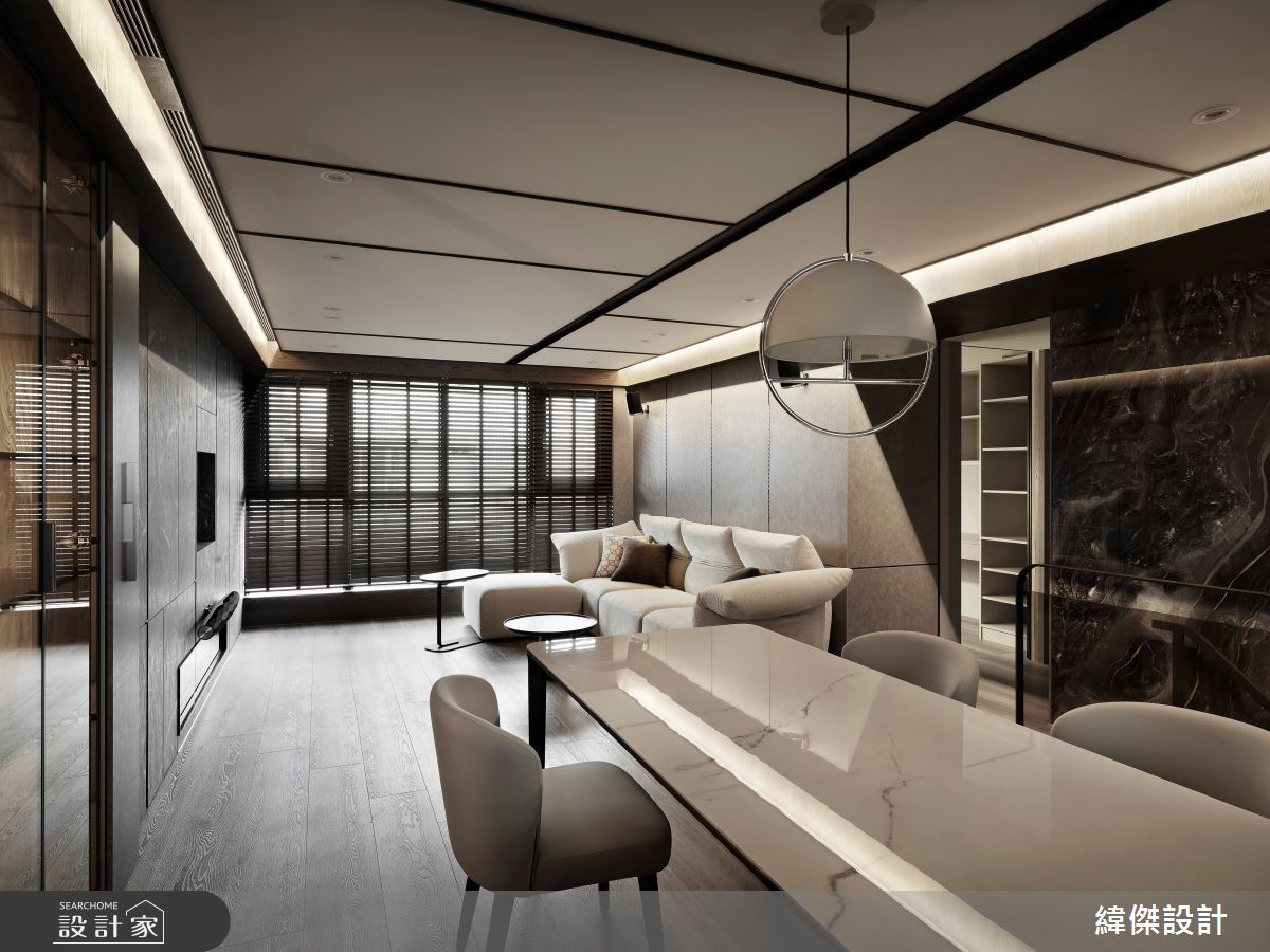 80坪老屋(16~30年)＿現代人文風客廳餐廳案例圖片＿緯傑設計＿緯傑_43之24