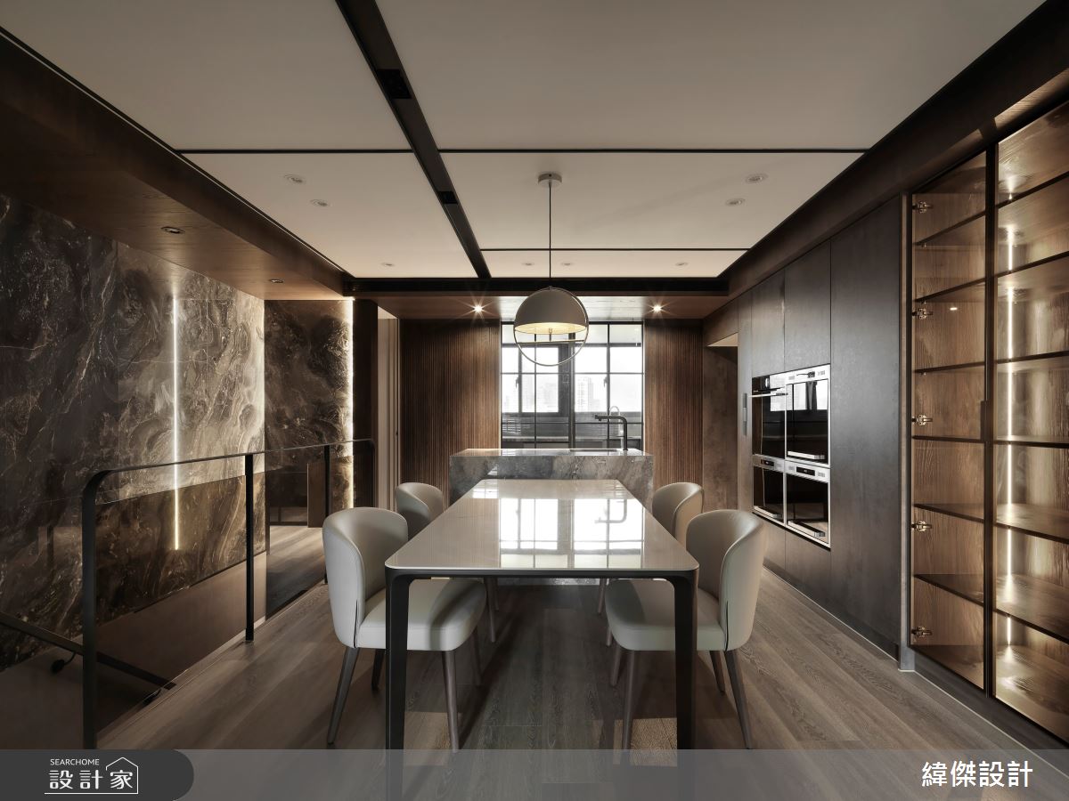 80坪老屋(16~30年)＿現代人文風餐廳廚房案例圖片＿緯傑設計＿緯傑_43之17