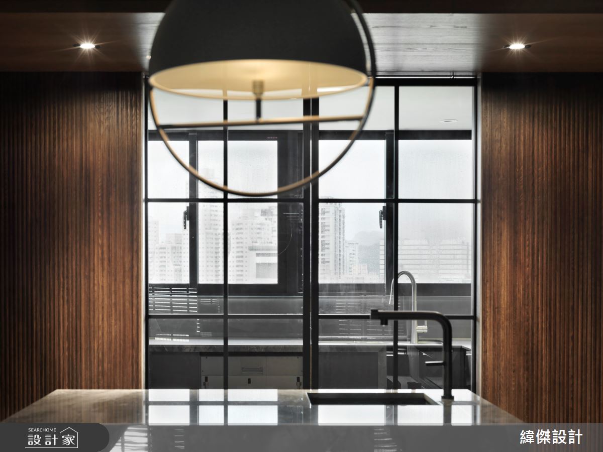 80坪老屋(16~30年)＿現代人文風廚房中島案例圖片＿緯傑設計＿緯傑_43之18