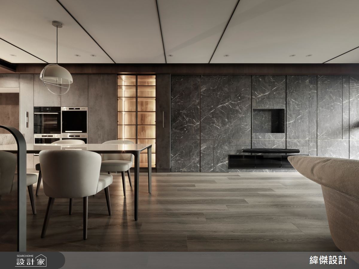 80坪老屋(16~30年)＿現代人文風客廳餐廳案例圖片＿緯傑設計＿緯傑_43之19