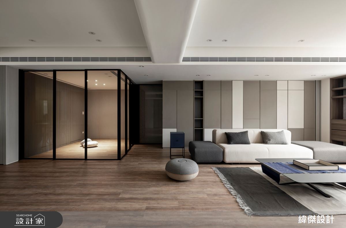 70坪老屋(16~30年)＿現代人文風客廳多功能室案例圖片＿緯傑設計＿緯傑_44之13