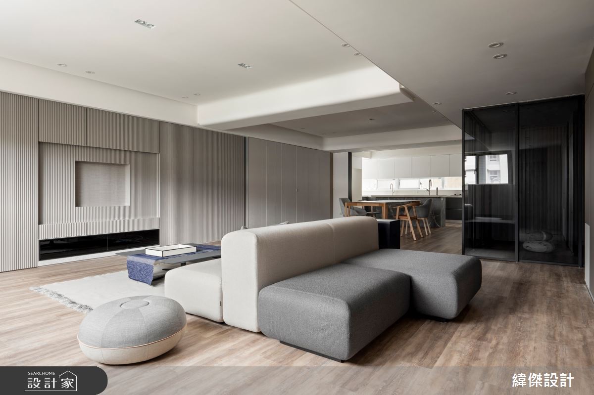 70坪老屋(16~30年)＿現代人文風客廳餐廳案例圖片＿緯傑設計＿緯傑_44之15