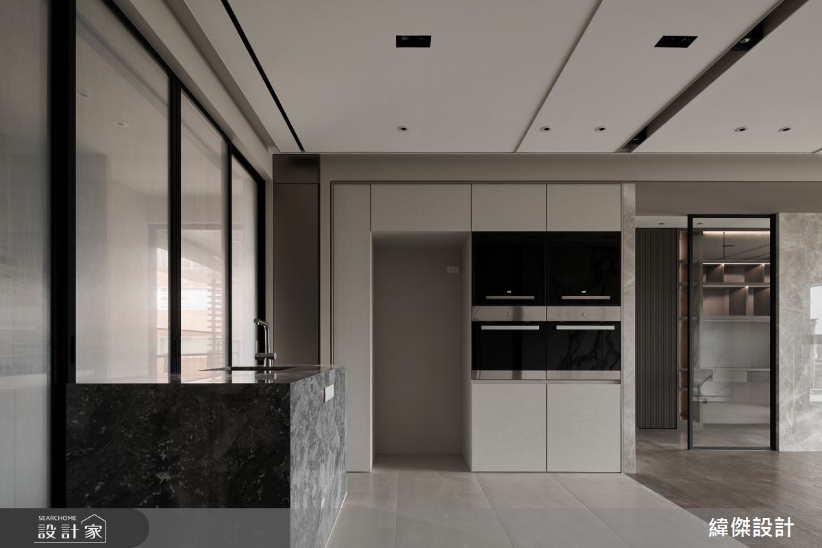 36坪新成屋(5年以下)＿現代風中島案例圖片＿緯傑設計＿緯傑_46之4