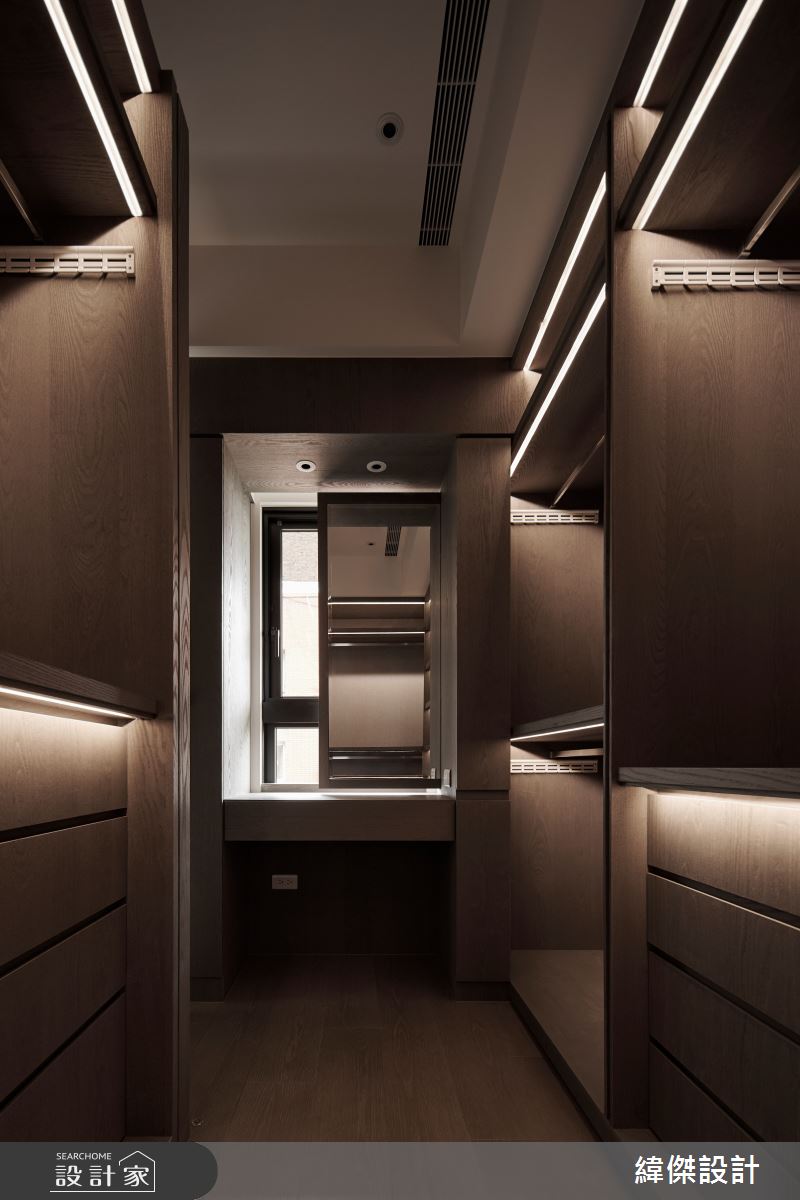 36坪新成屋(5年以下)＿現代風更衣間案例圖片＿緯傑設計＿緯傑_46之17