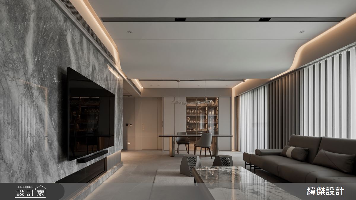 124坪預售屋＿現代風客廳餐廳案例圖片＿緯傑設計＿緯傑_48之22