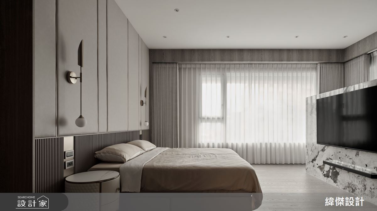124坪預售屋＿現代風臥室案例圖片＿緯傑設計＿緯傑_48之17