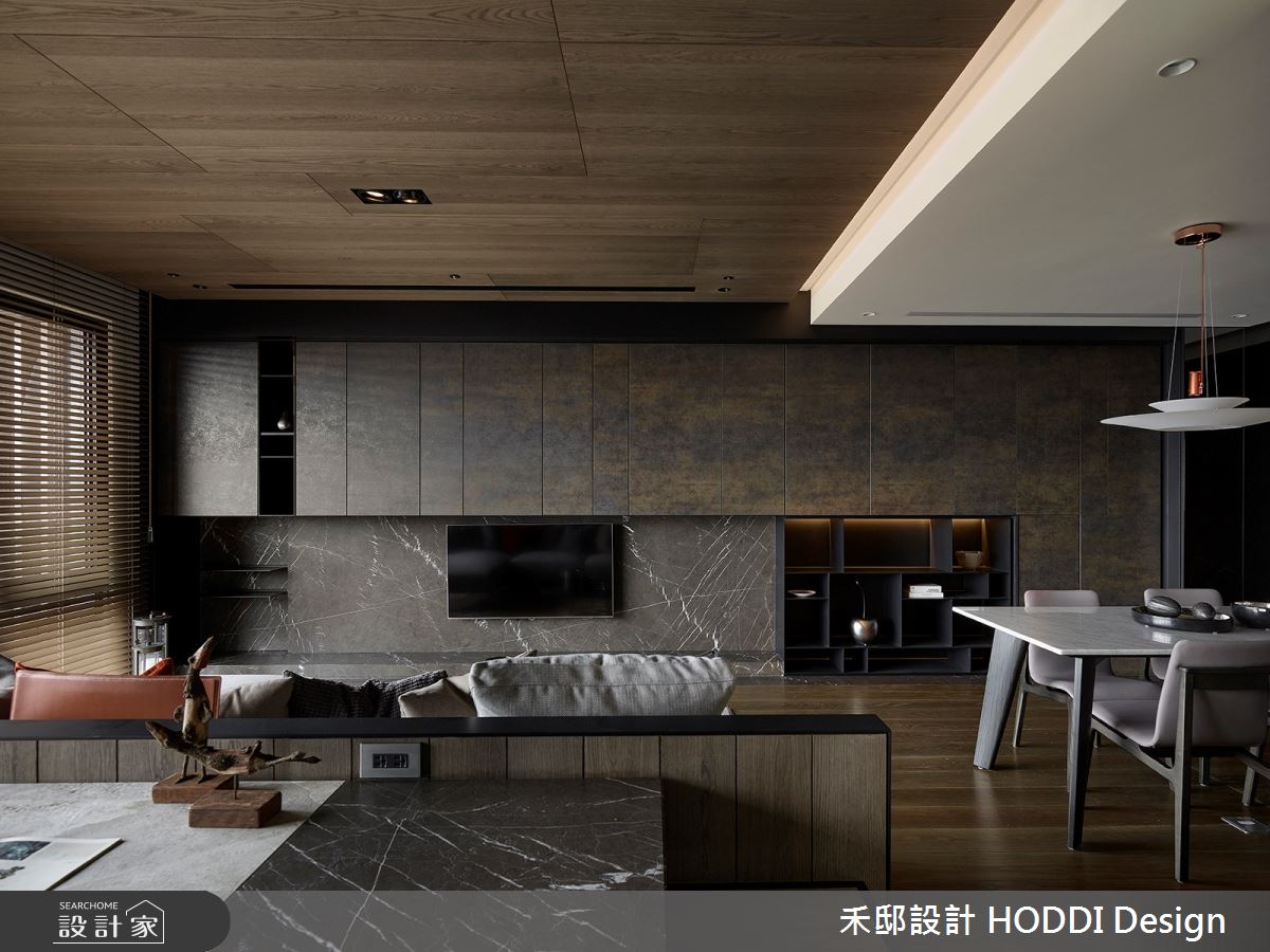 40坪新成屋(5年以下)＿現代風客廳餐廳書房案例圖片＿禾邸設計 HODDI Design＿禾邸_07之7
