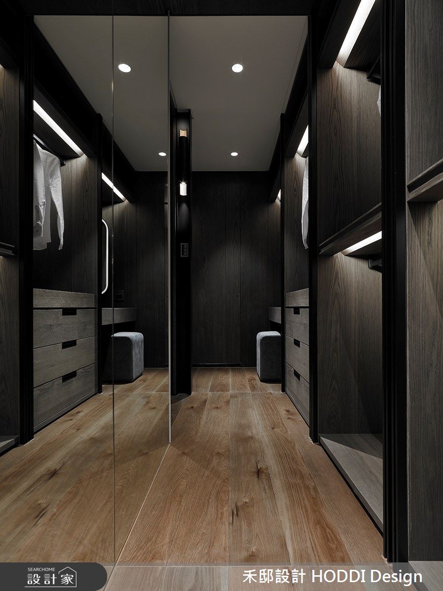 40坪新成屋(5年以下)＿現代風更衣間案例圖片＿禾邸設計 HODDI Design＿禾邸_07之12