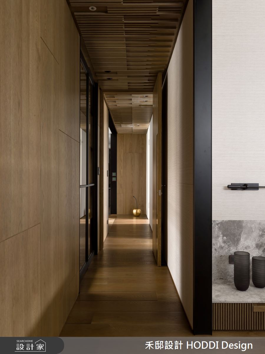40坪新成屋(5年以下)＿新中式風走廊案例圖片＿禾邸設計 HODDI Design＿禾邸_08之10