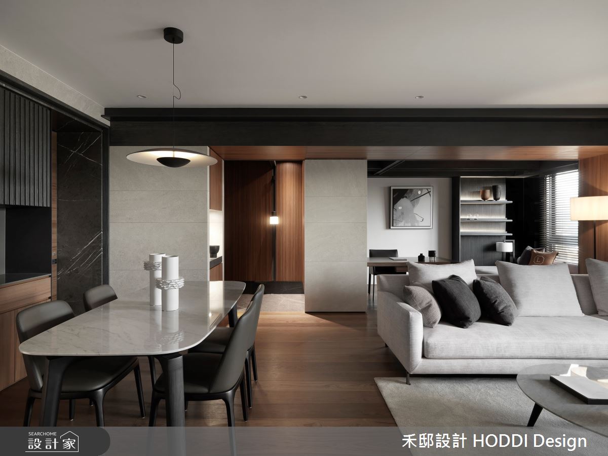 35坪中古屋(5~15年)＿現代風客廳餐廳案例圖片＿禾邸設計 HODDI Design＿禾邸_15之7