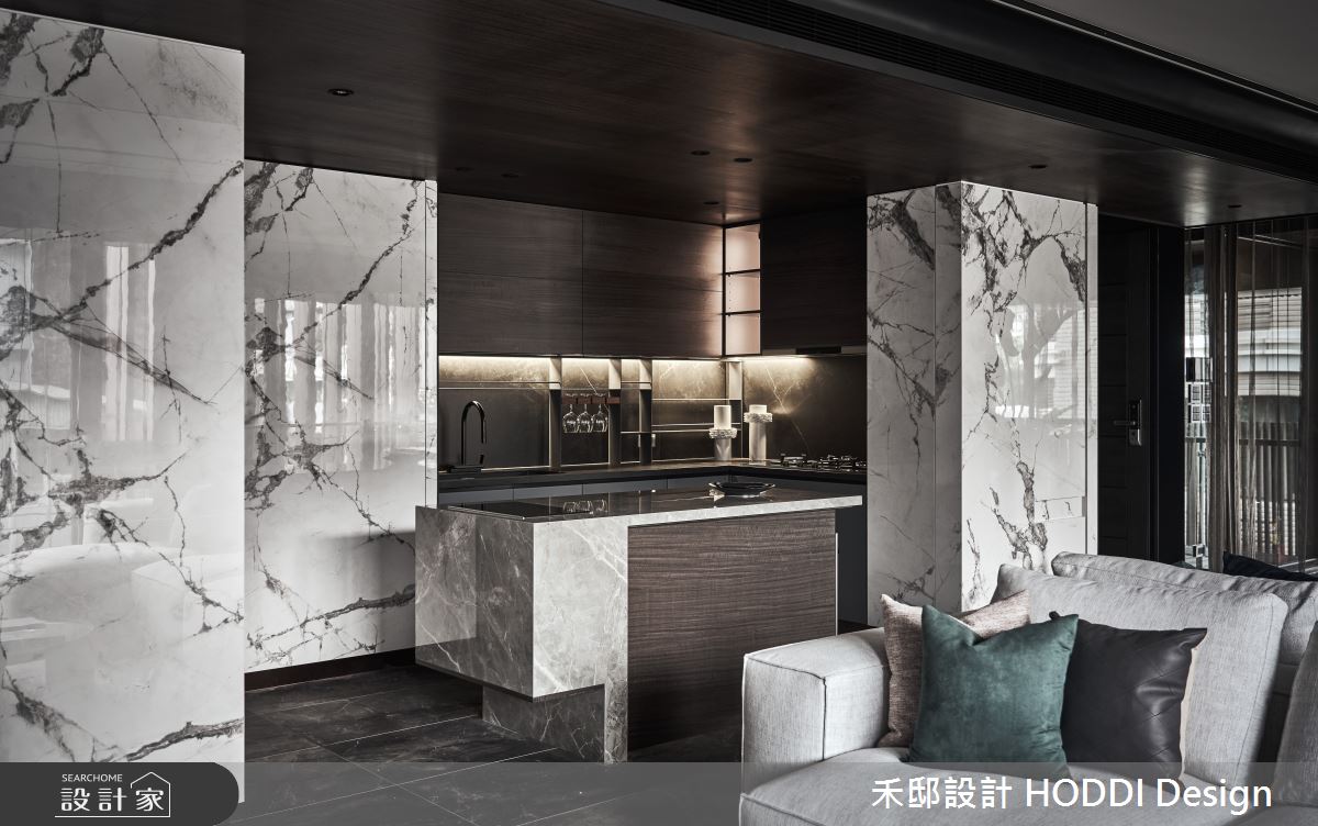 65坪毛胚屋＿現代風客廳廚房中島案例圖片＿禾邸設計 HODDI Design＿禾邸_23之9