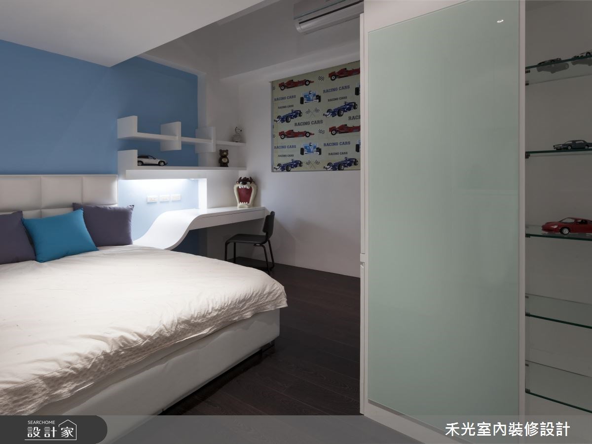 45坪新成屋(5年以下)＿奢華風案例圖片＿禾光室內裝修設計有限公司＿禾光_黑白精品‧極致混搭之24