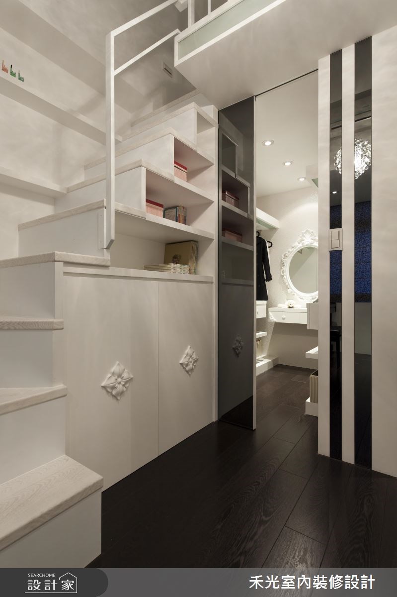 45坪新成屋(5年以下)＿奢華風案例圖片＿禾光室內裝修設計有限公司＿禾光_黑白精品‧極致混搭之20