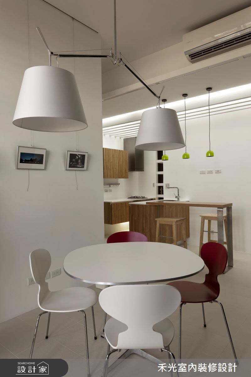 17坪新成屋(5年以下)＿簡約風案例圖片＿禾光室內裝修設計有限公司＿禾光_私人圖書館之5