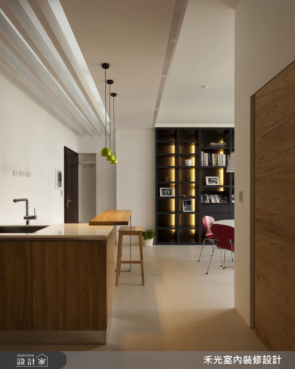 17坪新成屋(5年以下)＿簡約風案例圖片＿禾光室內裝修設計有限公司＿禾光_私人圖書館之4