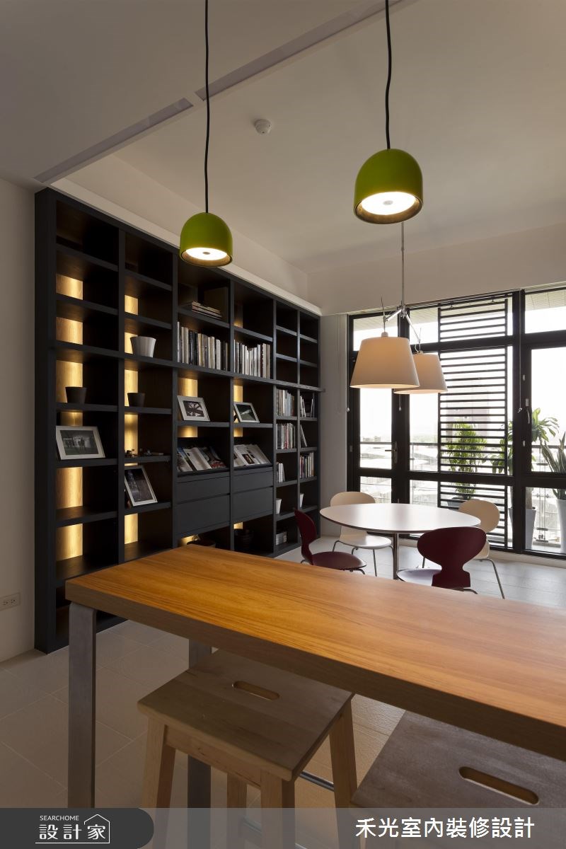 17坪新成屋(5年以下)＿簡約風案例圖片＿禾光室內裝修設計有限公司＿禾光_私人圖書館之6