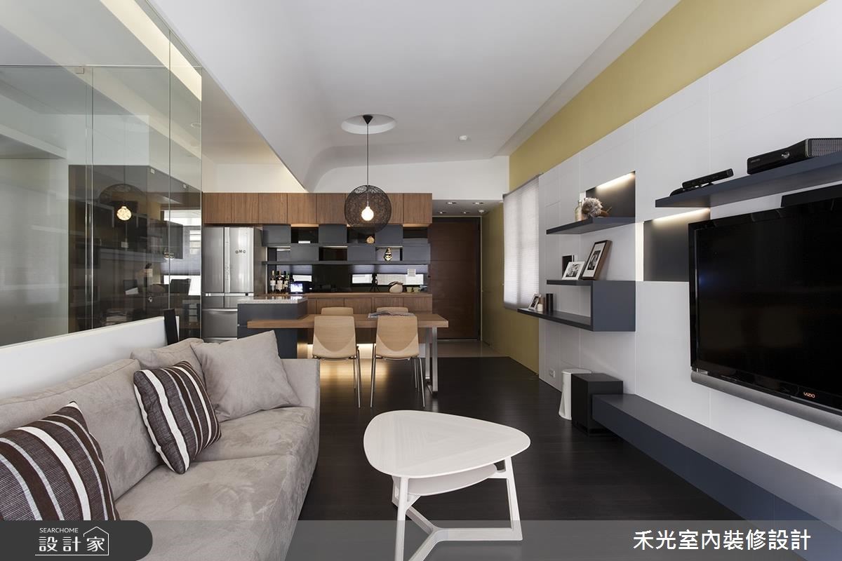 22坪新成屋(5年以下)＿簡約風案例圖片＿禾光室內裝修設計有限公司＿禾光_光源通透．無限放大的居家LOOK之16