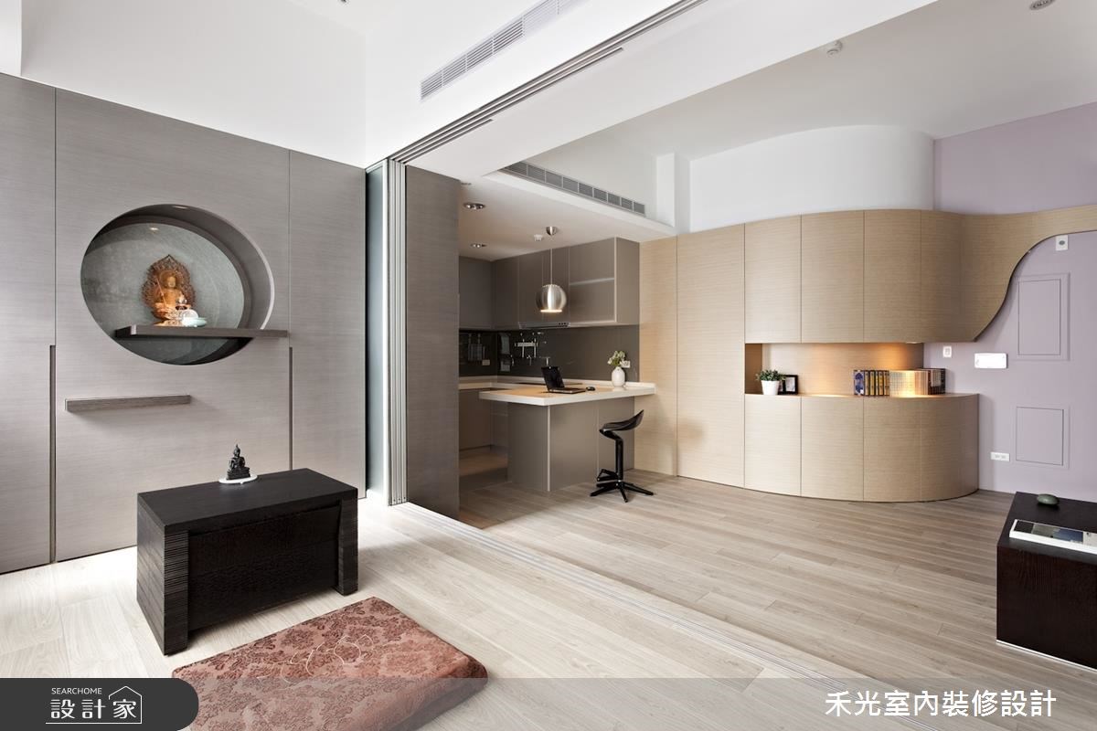 17坪新成屋(5年以下)＿人文禪風佛堂案例圖片＿禾光室內裝修設計有限公司＿禾光_簡約回歸「心」設計之36