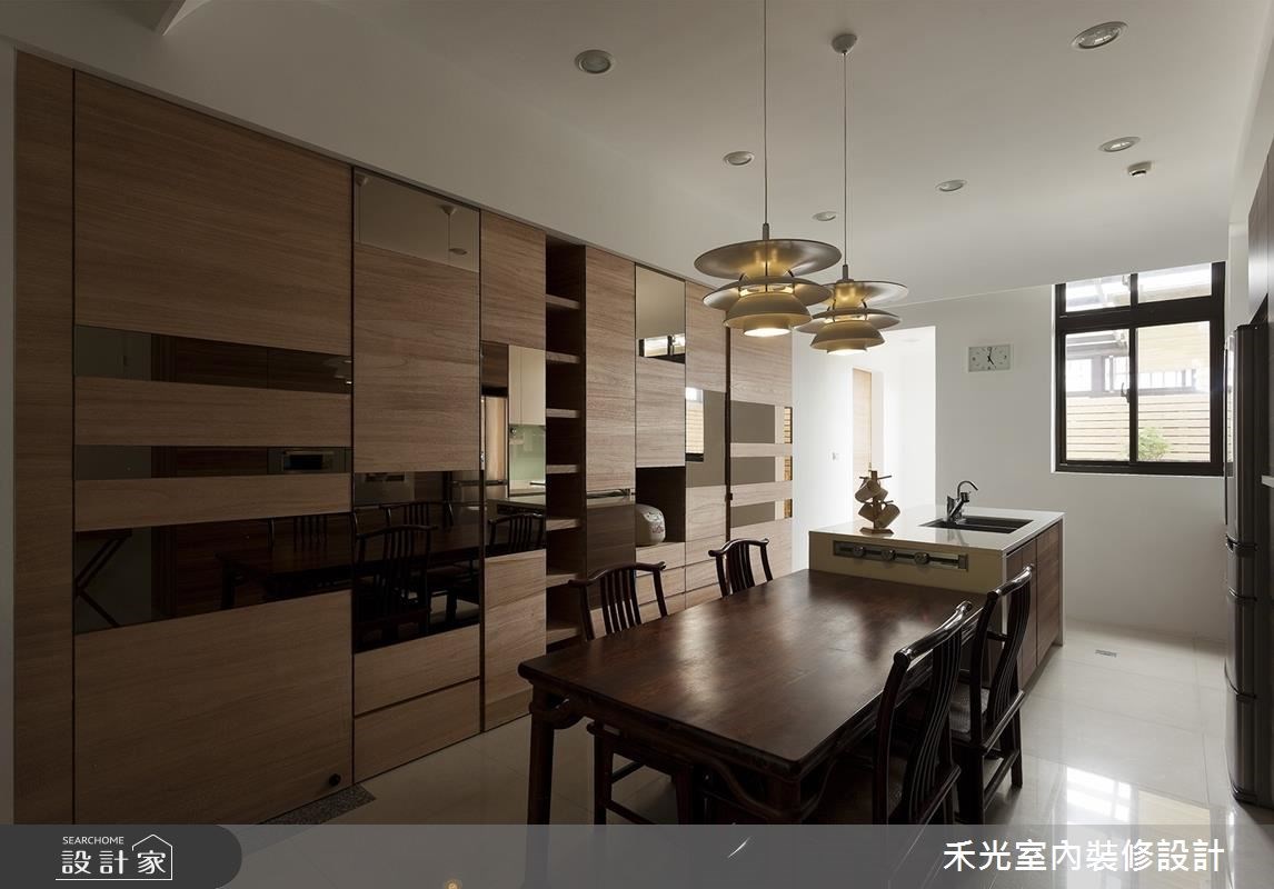 60坪新成屋(5年以下)＿混搭風案例圖片＿禾光室內裝修設計有限公司＿禾光_自然風 ● 原木感的溫潤居家空間之6