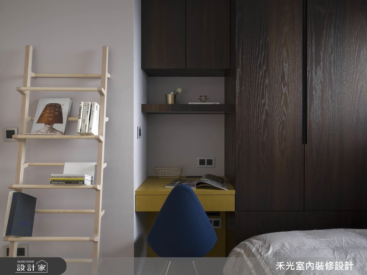 24坪預售屋＿混搭風臥室案例圖片＿禾光室內裝修設計有限公司＿禾光_曖昧邊界 -- 光與人的互動之13