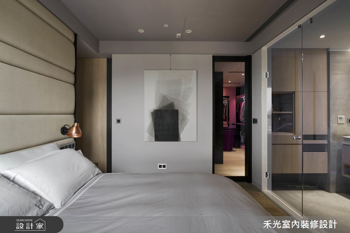 24坪預售屋＿混搭風臥室案例圖片＿禾光室內裝修設計有限公司＿禾光_曖昧邊界 -- 光與人的互動之23