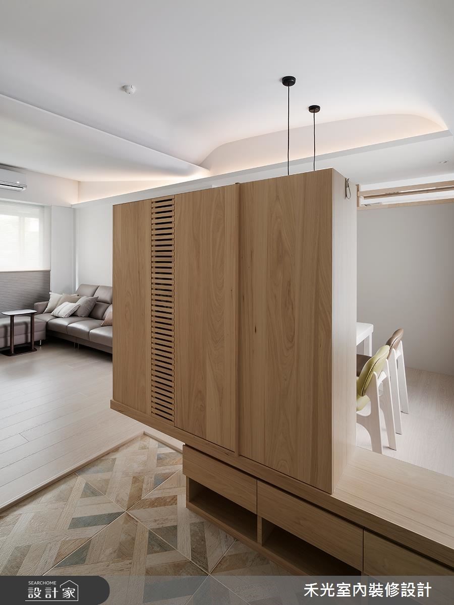 27坪老屋(16~30年)＿簡約風玄關案例圖片＿禾光室內裝修設計有限公司＿禾光_沐光 ． 書院造之2