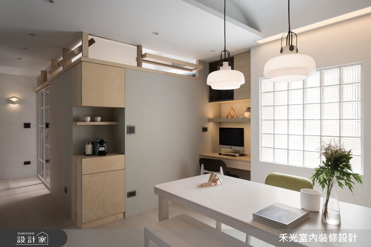 27坪老屋(16~30年)＿簡約風餐廳走廊案例圖片＿禾光室內裝修設計有限公司＿禾光_沐光 ． 書院造之10