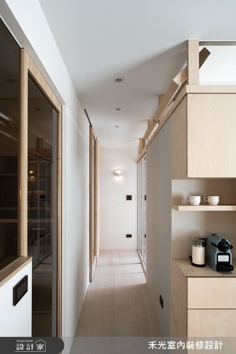 27坪老屋(16~30年)＿簡約風走廊案例圖片＿禾光室內裝修設計有限公司＿禾光_沐光 ． 書院造之12