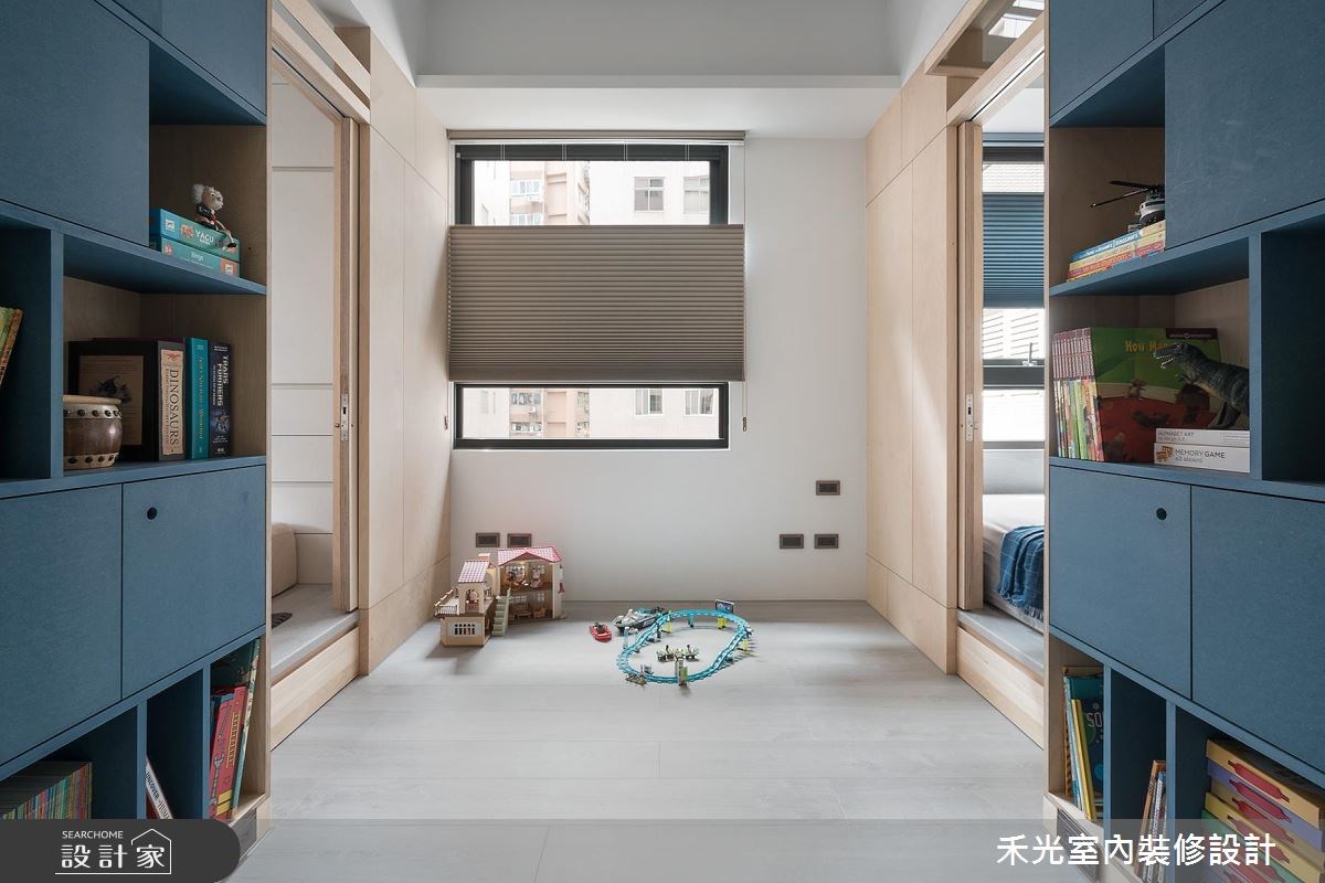 27坪老屋(16~30年)＿簡約風兒童房兒童房案例圖片＿禾光室內裝修設計有限公司＿禾光_沐光 ． 書院造之16