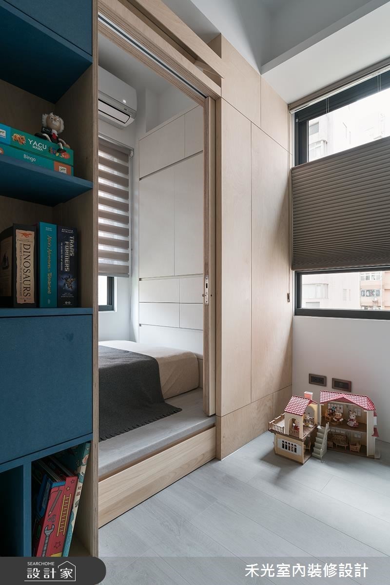 27坪老屋(16~30年)＿簡約風兒童房兒童房案例圖片＿禾光室內裝修設計有限公司＿禾光_沐光 ． 書院造之17