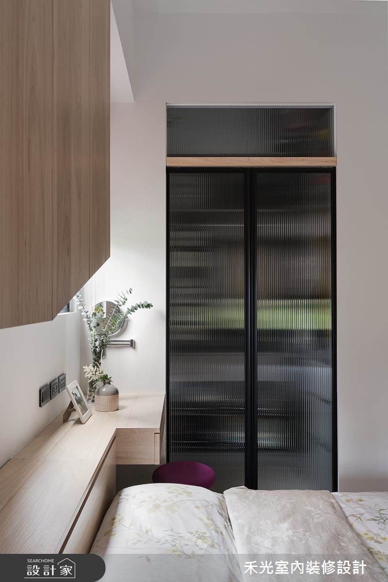 27坪老屋(16~30年)＿簡約風臥室案例圖片＿禾光室內裝修設計有限公司＿禾光_沐光 ． 書院造之26