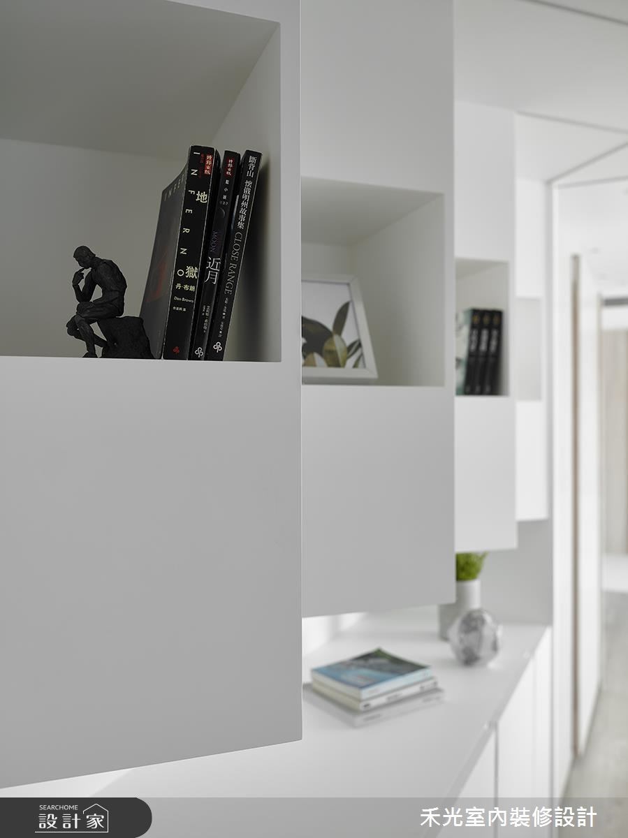 38坪新成屋(5年以下)＿簡約風走廊案例圖片＿禾光室內裝修設計有限公司＿禾光_覺知．光之13