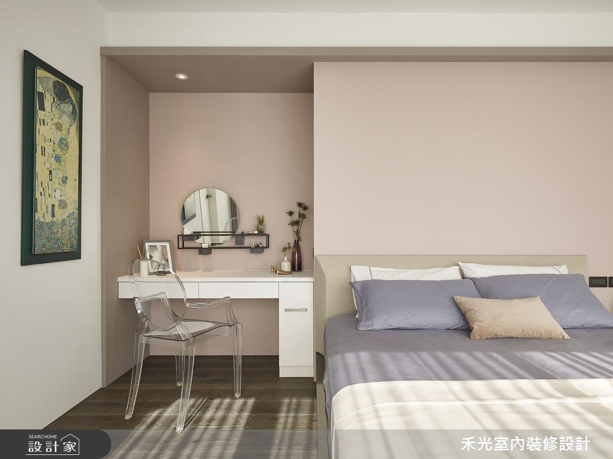 38坪新成屋(5年以下)＿簡約風臥室案例圖片＿禾光室內裝修設計有限公司＿禾光_覺知．光之24