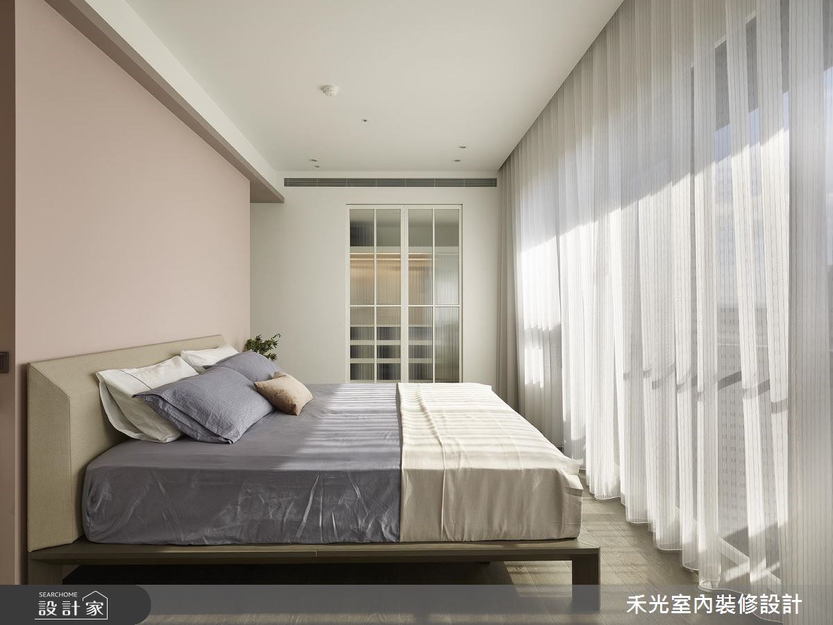 38坪新成屋(5年以下)＿簡約風臥室案例圖片＿禾光室內裝修設計有限公司＿禾光_覺知．光之26