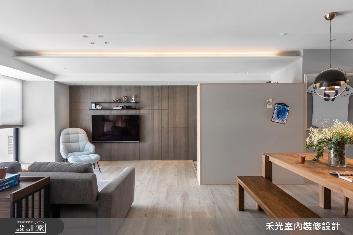 36坪新成屋(5年以下)＿休閒風客廳案例圖片＿禾光室內裝修設計有限公司＿禾光_家之16