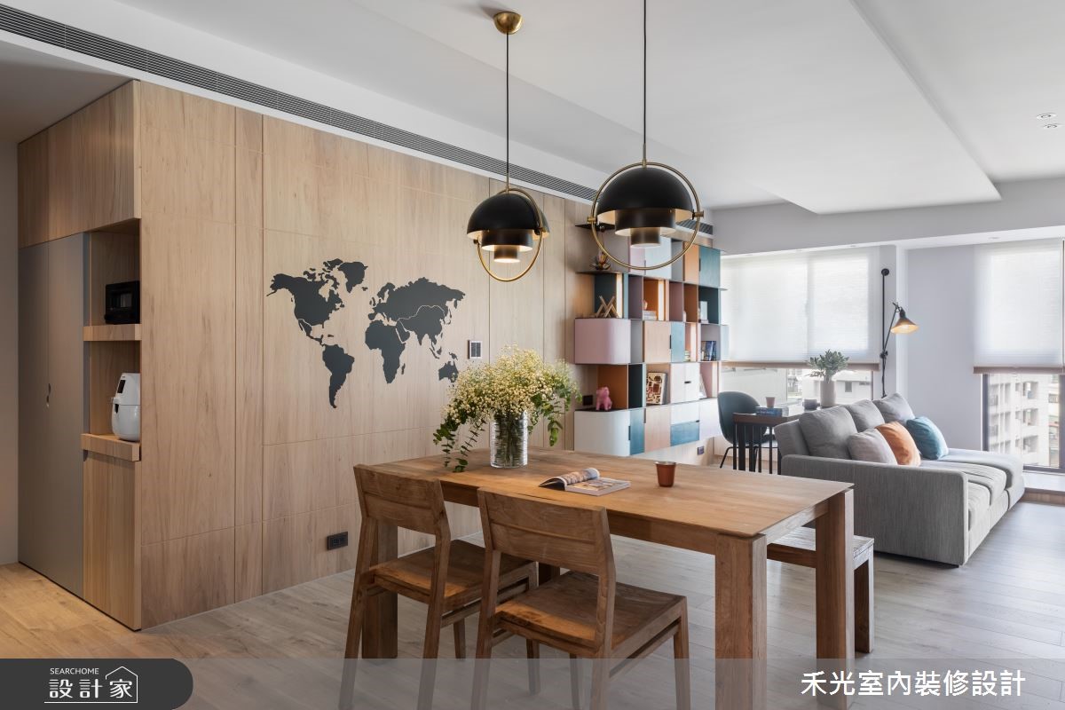 36坪新成屋(5年以下)＿休閒風餐廳案例圖片＿禾光室內裝修設計有限公司＿禾光_家之21
