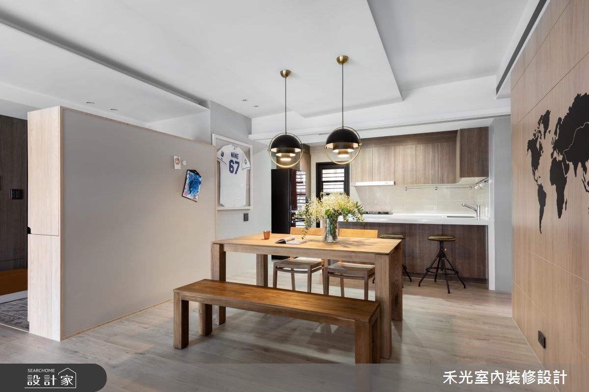 36坪新成屋(5年以下)＿休閒風餐廳案例圖片＿禾光室內裝修設計有限公司＿禾光_家之18