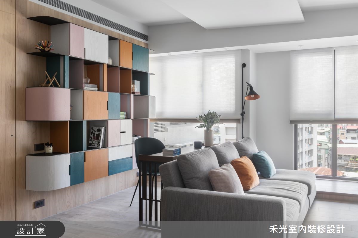 36坪新成屋(5年以下)＿休閒風客廳案例圖片＿禾光室內裝修設計有限公司＿禾光_家之7