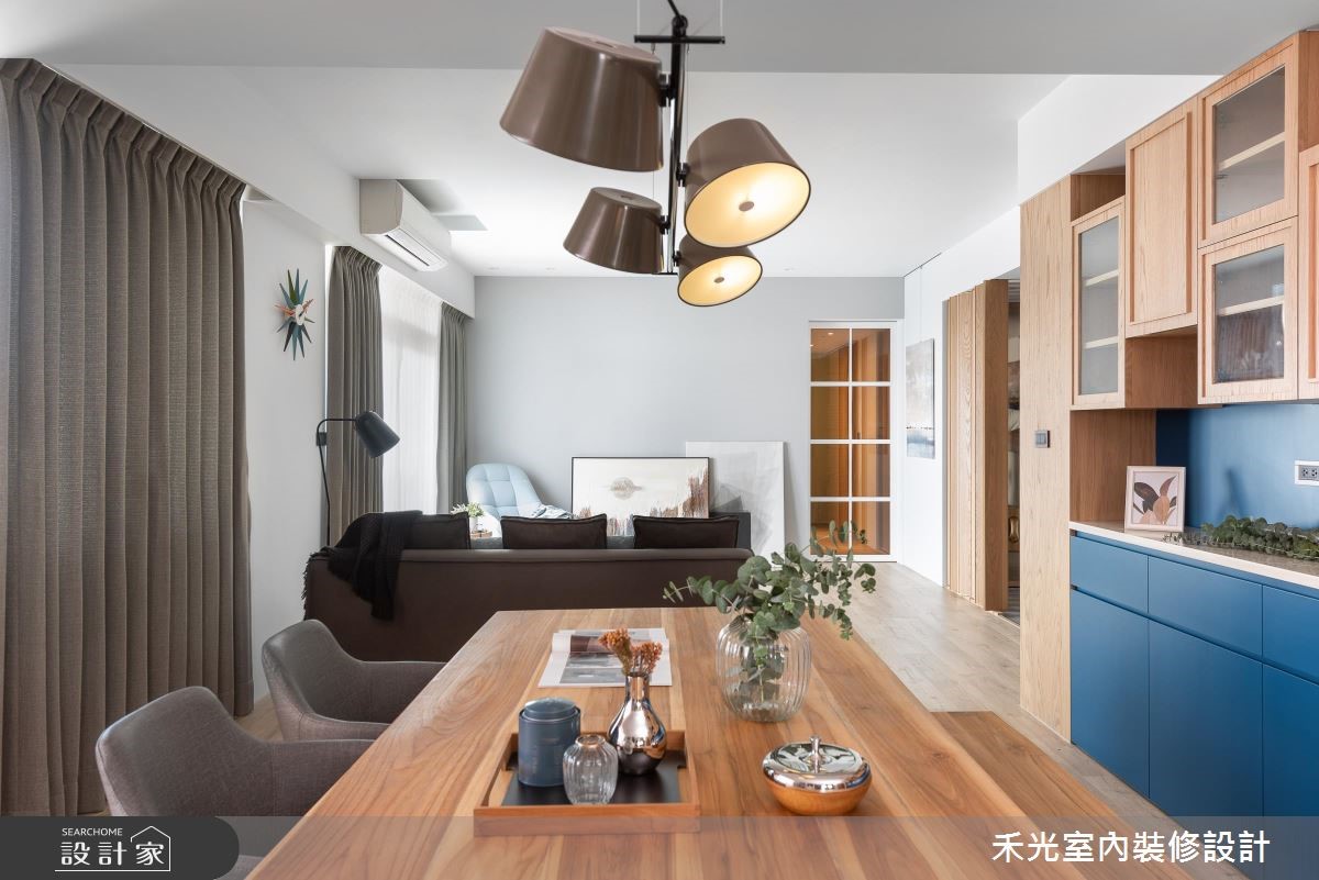 45坪老屋(16~30年)＿混搭風餐廳案例圖片＿禾光室內裝修設計有限公司＿禾光_理性+感性之3