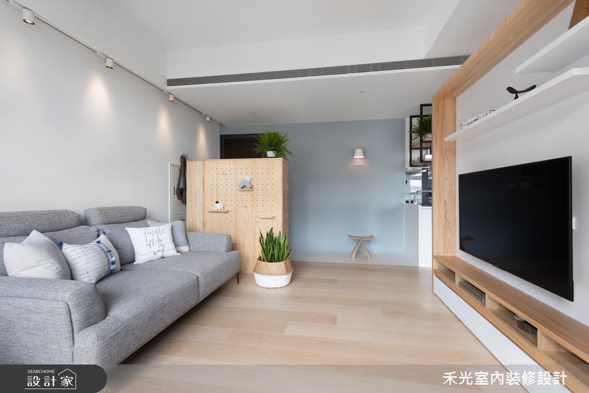23坪新成屋(5年以下)＿日式無印風客廳案例圖片＿禾光室內裝修設計有限公司＿禾光_蘊韻 -- 侘寂之美之8