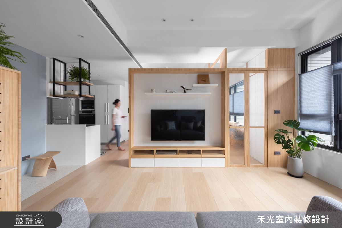 23坪新成屋(5年以下)＿日式無印風客廳案例圖片＿禾光室內裝修設計有限公司＿禾光_蘊韻 -- 侘寂之美之13